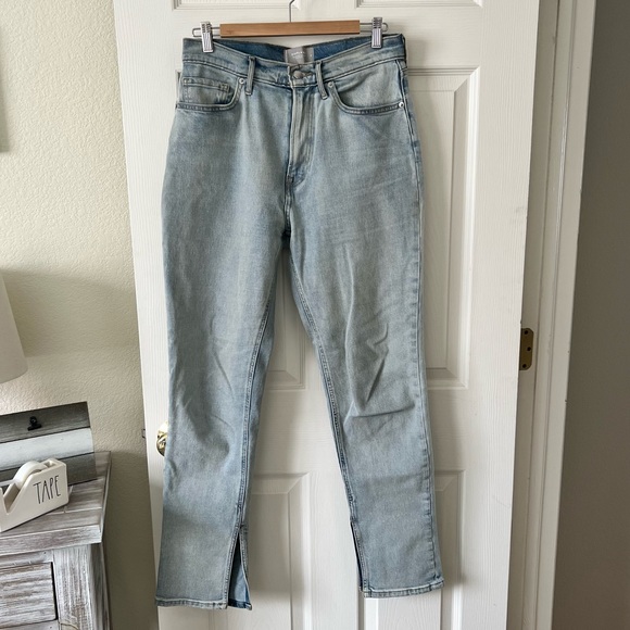 Everlane The Cheeky Split-Hem Jean Vintage Light Wash Size 29 Organic Cotton - Picture 5 of 15